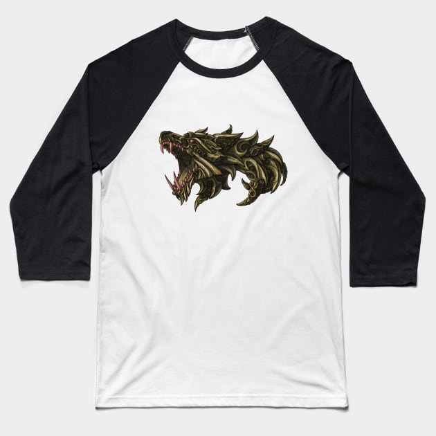 Fenrir Baseball T-Shirt by Hedgeh0g